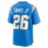Camiseta Hombre Los Angeles Chargers Asante Samuel Jr. 26 Nike Azul 2021 NFL Draft
